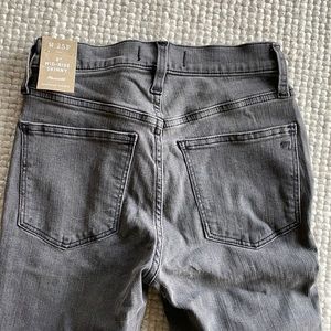 NWT Madewell mid-rise Skinny Jeans in Black Sea